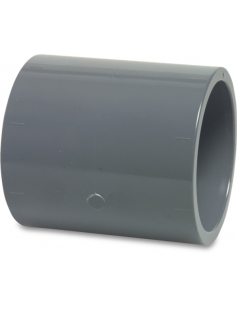 PROFEC SOK PVC-U 63 MM LIJMMOF 16BAR GRIJS