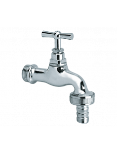 BONFIX TAPKRAAN MET SLANGKOPPELING 1/2&quot; BUITEN 1ST