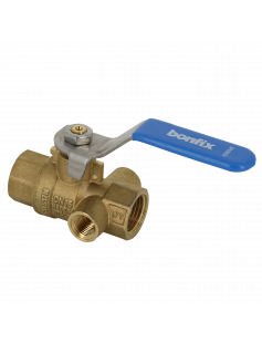 BONFIX KOGELSTOPKRAAN 3/4&quot; X 3/4&quot; BI.DR. MET AFTAP