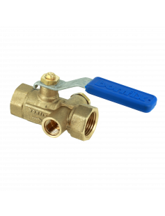 BONFIX KOGELSTOPKRAAN 1/2&quot; X 1/2&quot; BI.DR. MET AFTAP