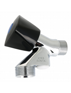 BONFIX BELUCHTERKRAAN MET KEERKLEP EN ZWARTE KNOP 1ST.