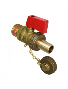 BONFIX VUL- EN AFTAPKRAAN 1/2&quot; INCLUSIEF KNOP 1ST