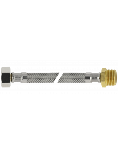 BONFIX RVS FLEX. AANSLUITLEIDING 35CM 1/2&quot; BI. X 1/2&quot; BU.