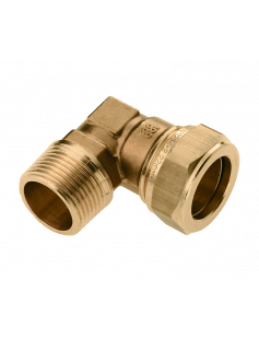 BONFIX KNEL MESSING KNIEKOPPELING 1/2&quot; BU.DR. X 15 MM