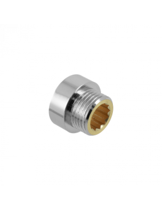 BONFIX KRAANVERLENGSTUK 1/2" X 15 MM CHROOM 1ST
