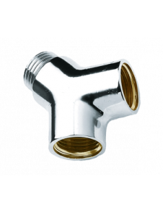 BONFIX Y-STUK 1/2&quot; X 1/2&quot; X 1/2&quot; VERCHROOMD 1ST
