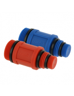 BONFIX AFSLUITPLUG ROOD + BLAUW 1ST