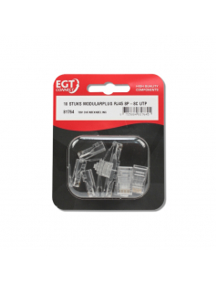 10 STUKS MODULARPLUG RJ45 8P-8C UTP 10 STUKS MODULARPLUG RJ45 8P-8C UTP