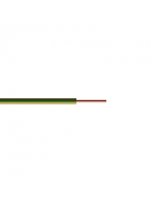 10 METER VD DRAAD 2,5-QMM GR/GEEL