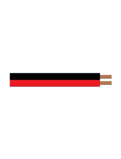 10 METER AUDIOSNOER 2X0,50QMM RD/ZW 10 METER AUDIOSNOER 2X0,50QMM RD/ZW