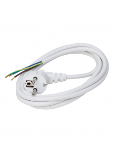 AANSLUITSNOER+RA 1,5M 3X1,5Q WIT AANSLUITSNOER+RA 1,5M 3X1,5Q WIT