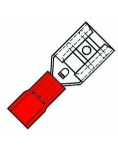 100ST. VLAKSTEKERHULS RD FEMA 6,4MM 100ST. VLAKSTEKERHULS RD FEMA 6,4MM