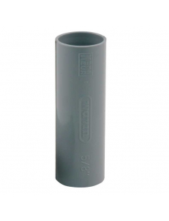 PVC SOK 3/4" 19MM GRIJS SLAGVAST PVC SOK 3/4" 19MM GRIJS SLAGVAST