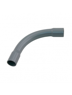 PVC BOCHT 5/8" 16MM GRIJS SLAGVAST PVC BOCHT 5/8" 16MM GRIJS SLAGVAST