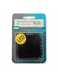 INB.PEHA DIM LED 6-60W BADORA ZWART INB.PEHA DIM LED 6-60W BADORA ZWART