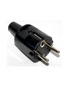 PVC STEKKER RANDAARDE *KORT* ZWART PVC STEKKER RANDAARDE *KORT* ZWART