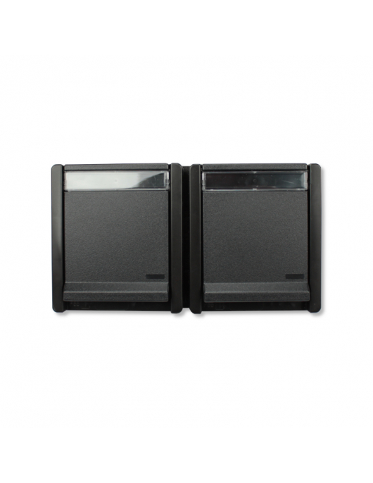 AQUARIUS PRO WCD 2V H.ZONTAAL ZWART