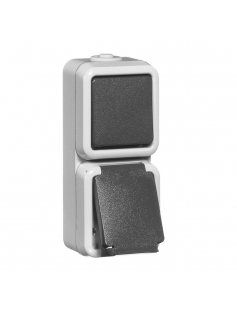 PEHA IP44 COMBINATIE WISSEL 307611 PEHA IP44 COMBINATIE WISSEL 307611