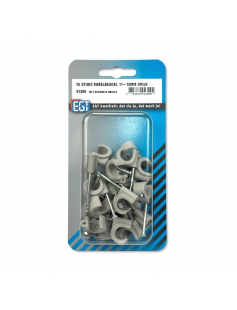 25 STUKS KABELBEUGEL 11-15MM GRIJS 25 STUKS KABELBEUGEL 11-15MM GRIJS