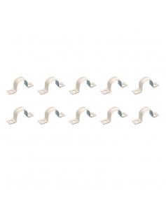 10 STUKS ZADEL IJZER WIT 5/8" 16MM 10 STUKS ZADEL IJZER WIT 5/8" 16MM
