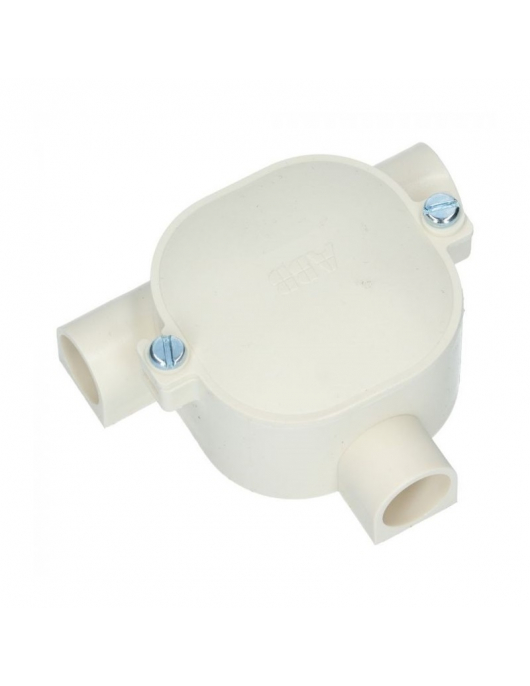 PVC T-DOOS 5/8" 16MM HAF