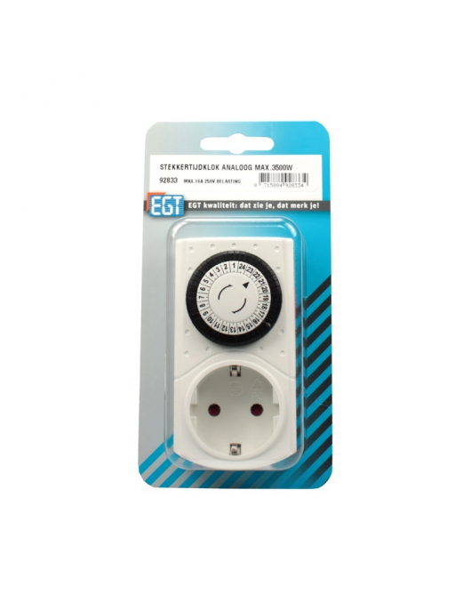 STEKKERTIJDKLOK ANALOOG MAX.3500W STEKKERTIJDKLOK ANALOOG MAX.3500W
