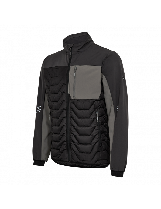 ENTIRE QUILTED JACKET ANTHRACITE GREY/BLACK L (1328-142-7920-L)