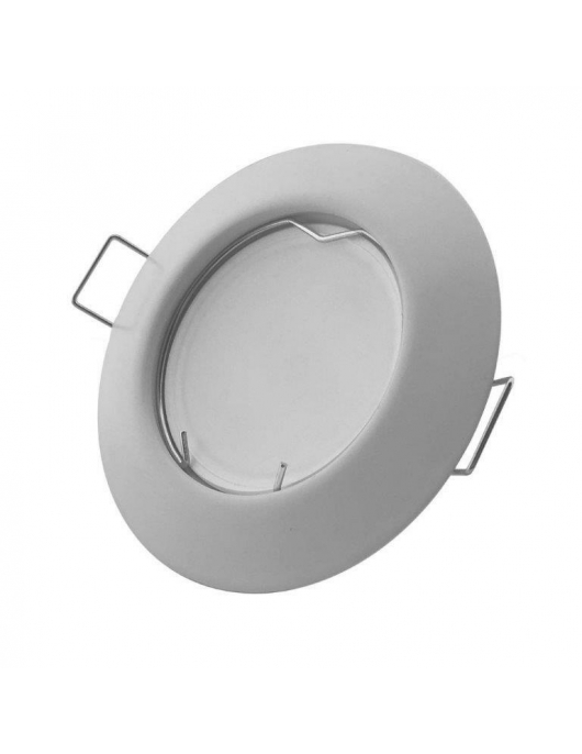 INBOUWSPOT ROND 51MM VAST WIT