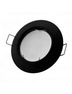 INBOUWSPOT ROND 51MM VAST ZWART INBOUWSPOT ROND 51MM VAST ZWART