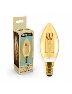 VIN FLEXILED DIM KAARS 3W 1800K E14 VIN FLEXILED DIM KAARS 3W 1800K E14