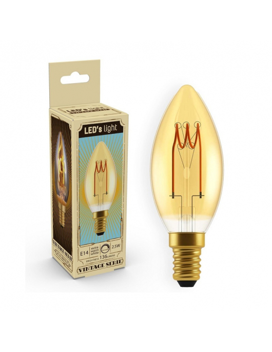 VIN FLEXILED DIM KAARS 3W 1800K E14