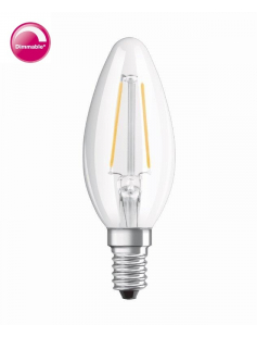 OSRAM F-LED CLB25H DIM 2,8W 827 E14 OSRAM F-LED CLB25H DIM 2,8W 827 E14