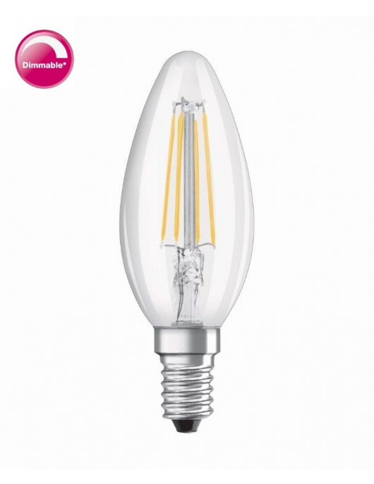 OSRAM F-LED CLB40H DIM 4,8W 827 E14