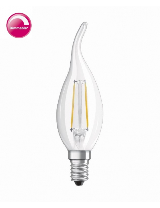 OSRAM F-LED CLBA40H DIM 4,0W827 E14