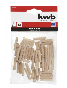 50 HOUTENDUVELS 6 MM