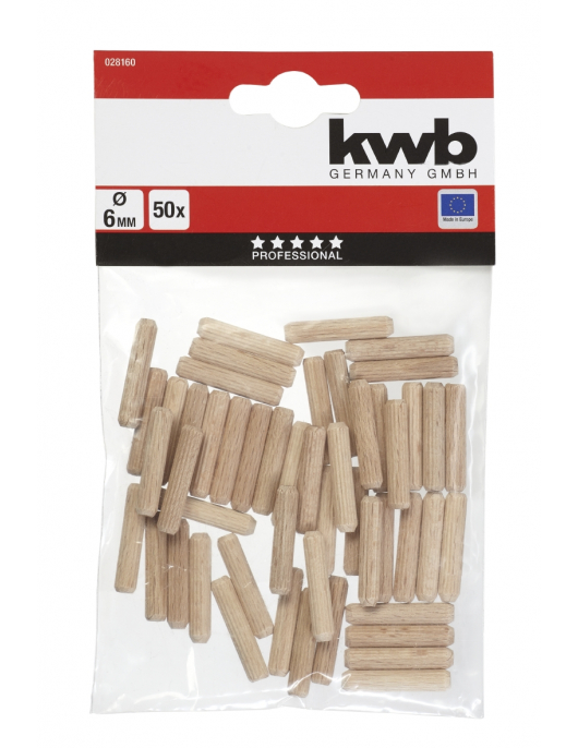 50 HOUTENDUVELS 6 MM