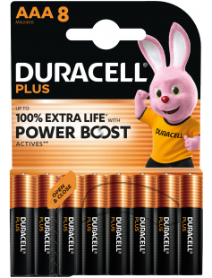 DURACELL PLUS AAA LR03 - MN2400 - BP4 DURACELL PLUS AAA LR03 - MN2400 - BP4