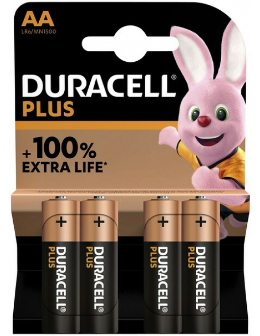DURACELL PLUS AA LR6 - MN1500 - BP4