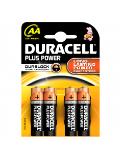 DURACELL PLUS AA LR6 - MN1500 - BP4 DURACELL PLUS AA LR6 - MN1500 - BP4