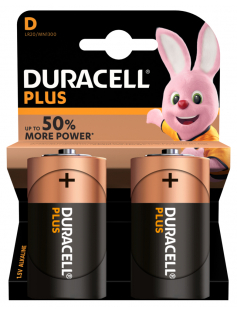 DURACELL PLUS D LR20 - MN1300 - BP2 DURACELL PLUS D LR20 - MN1300 - BP2