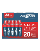 ALKALINE BATTERIJEN BIG FIVE ALKALINE BATTERIJ MIGNON AA / LR6 20 PCS.