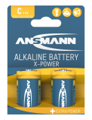 ALKALINE BATTERIJEN BIG FIVE X-POWER ALKALINE BATTERIJ BABY C / LR14 2