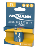 ALKALINE BATTERIJEN BIG FIVE X-POWER ALKALINE BATTERIJ 9 VOLT E BLOK /