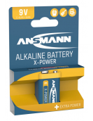 ALKALINE BATTERIJEN BIG FIVE X-POWER ALKALINE BATTERIJ 9 VOLT E BLOK /
