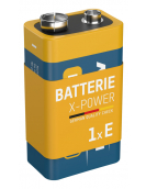 ALKALINE BATTERIJEN BIG FIVE X-POWER ALKALINE BATTERIJ 9 VOLT E BLOK /