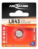 KNOOPCEL BATTERIJEN ALKALINE KNOOPCEL LR43 / LR1142 / AG12