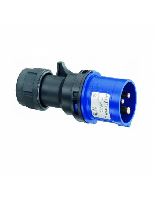 CEE 3 PLG STEKKER 16AMP