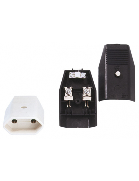 EURO PLUG STEKKER FEMALE ZW