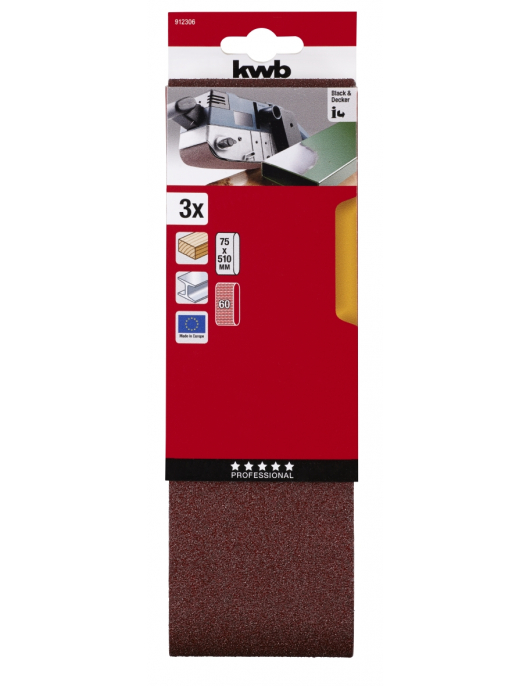 3 SCHUURBANDEN 75X510 K 60 3 SCHUURBANDEN 75X510 K 60