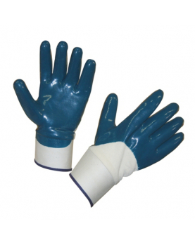 HANDSCHOEN BLAUW NBR MET KAP KERON. HANDSCHOEN BLAUW NBR MET KAP KERON.